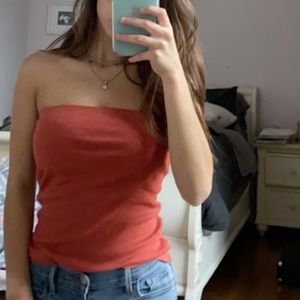Coral / orange Tube Top Aerie!! S